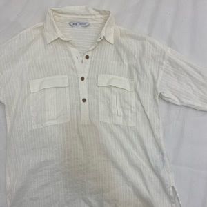 Zara linen shirt